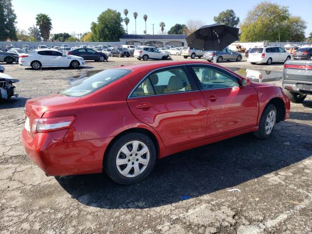 4T1BF3EK2AU511542 - 2010 TOYOTA CAMRY BASE RED photo 3