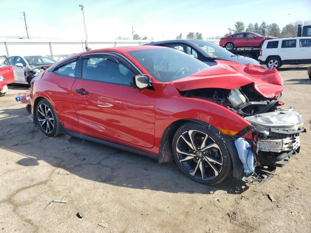 2HGFC3A50HH753565 - 2017 HONDA CIVIC SI RED photo 4