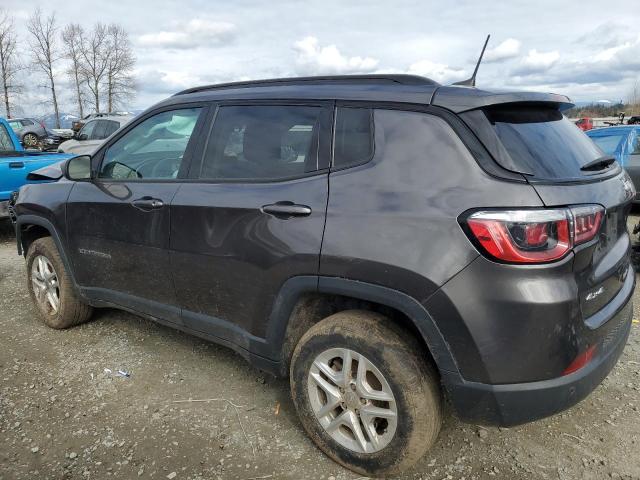 3C4NJDAB6JT484478 - 2018 JEEP COMPASS SPORT GRAY photo 2