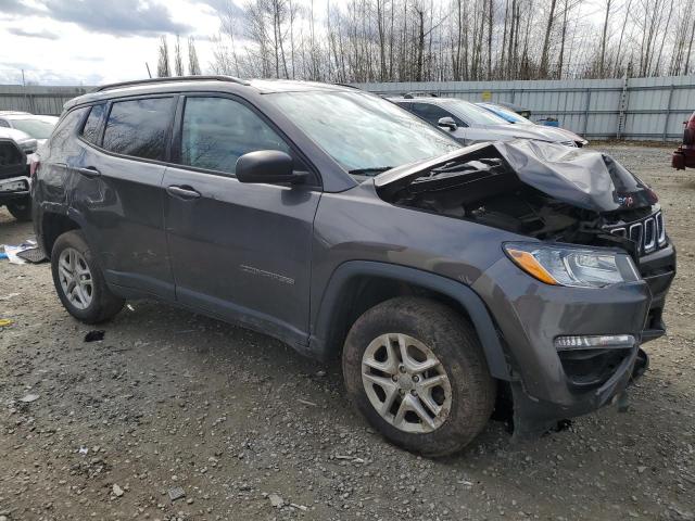 3C4NJDAB6JT484478 - 2018 JEEP COMPASS SPORT GRAY photo 4