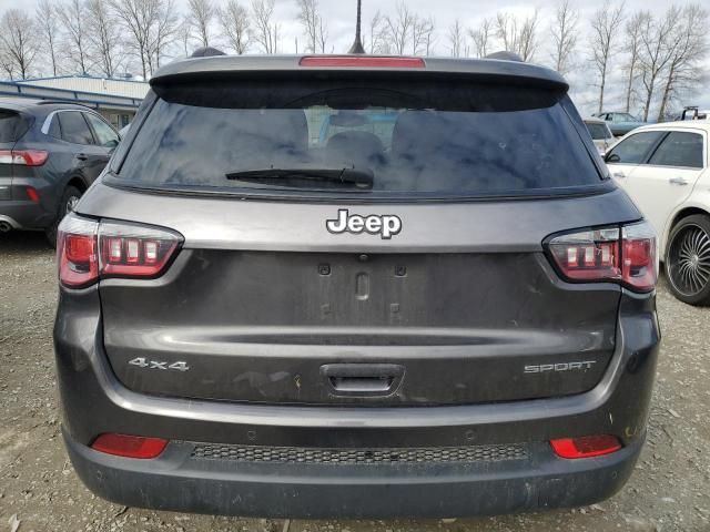 3C4NJDAB6JT484478 - 2018 JEEP COMPASS SPORT GRAY photo 6