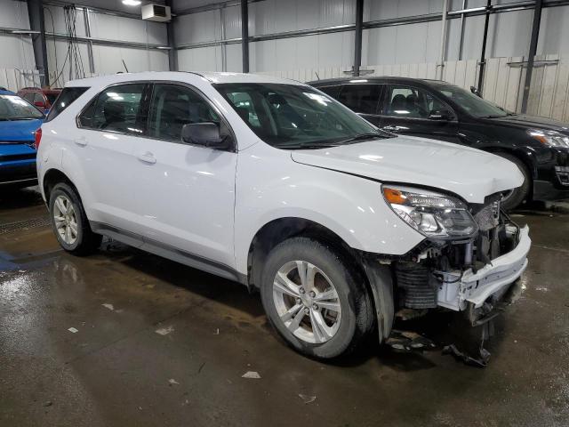 2GNALBEK9H1552413 - 2017 CHEVROLET EQUINOX LS WHITE photo 4