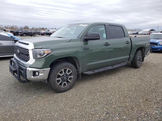 5TFEY5F15MX293600 - 2021 TOYOTA TUNDRA CREWMAX SR5 GREEN photo 1