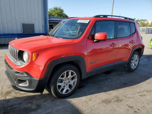 ZACCJABB5JPG71092 - 2018 JEEP RENEGADE LATITUDE RED photo 1