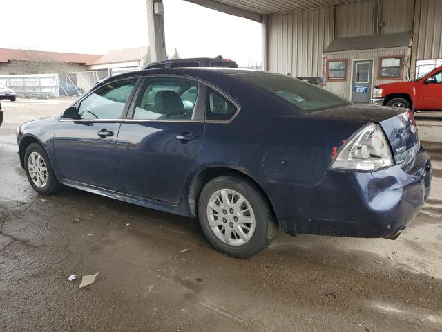 2G1WD5EMXB1125904 - 2011 CHEVROLET IMPALA POLICE BLUE photo 2