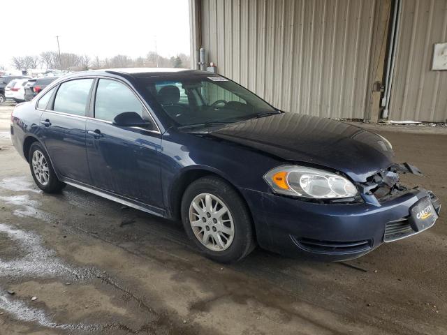 2G1WD5EMXB1125904 - 2011 CHEVROLET IMPALA POLICE BLUE photo 4