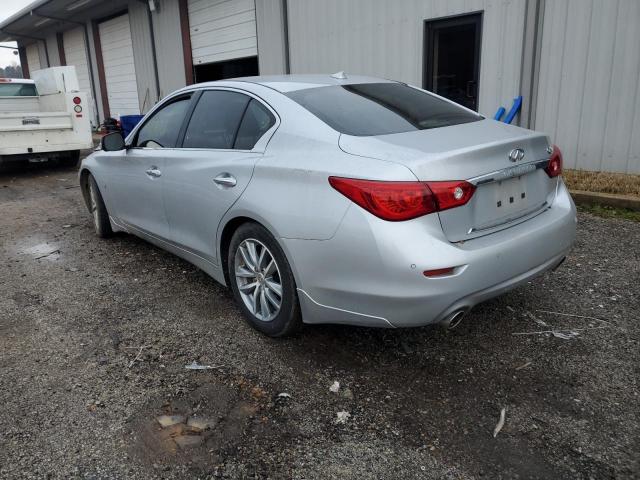 JN1BV7AP7FM347814 - 2015 INFINITI Q50 BASE SILVER photo 2