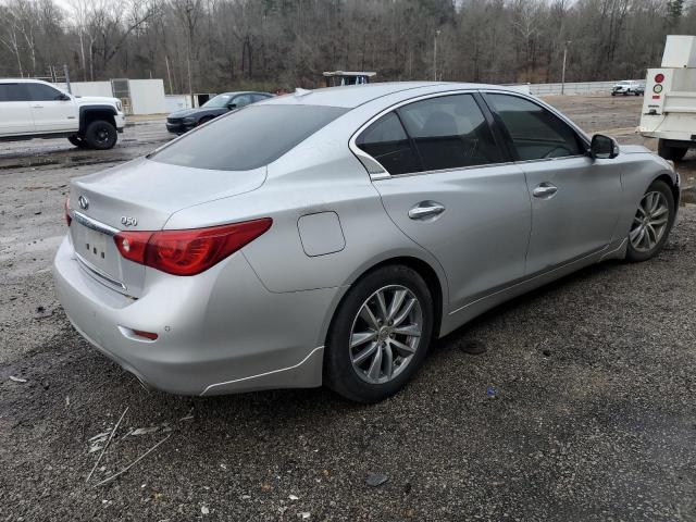 JN1BV7AP7FM347814 - 2015 INFINITI Q50 BASE SILVER photo 3