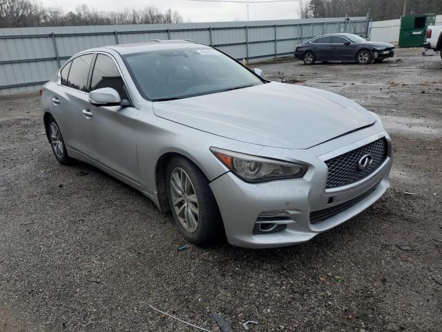 JN1BV7AP7FM347814 - 2015 INFINITI Q50 BASE SILVER photo 4