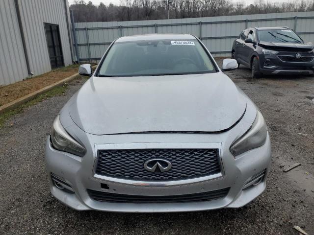 JN1BV7AP7FM347814 - 2015 INFINITI Q50 BASE SILVER photo 5