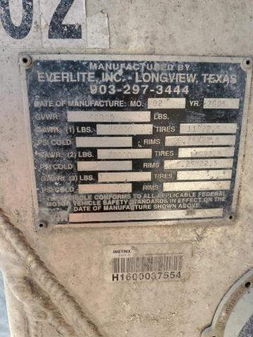 1E9EB39255L185206 - 2005 UTILITY TRAILER Silber Foto 10