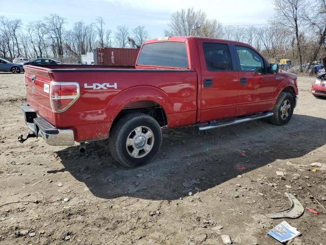 1FTFW1E88AFA81275 - 2010 FORD F150 SUPERCREW RED photo 4