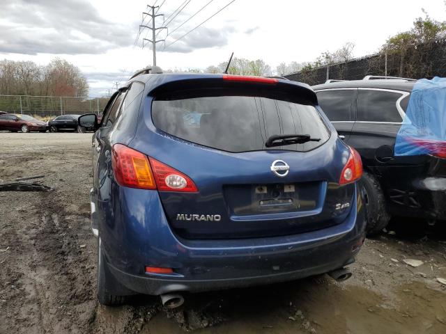 JN8AZ18W79W134009 - 2009 NISSAN MURANO S BLUE photo 6