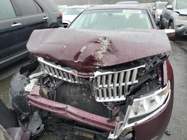 3LNHL2JC8CR828554 - 2012 LINCOLN MKZ MAROON photo 5