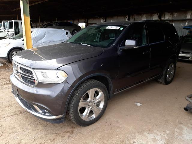 1C4RDJDG1EC484355 - 2014 DODGE DURANGO LIMITED GRAY photo 1