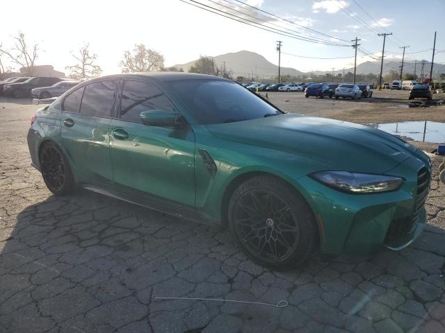 WBS43AY02PFP12528 - 2023 BMW M3 COMPETITION მწვანე ფოტო 4