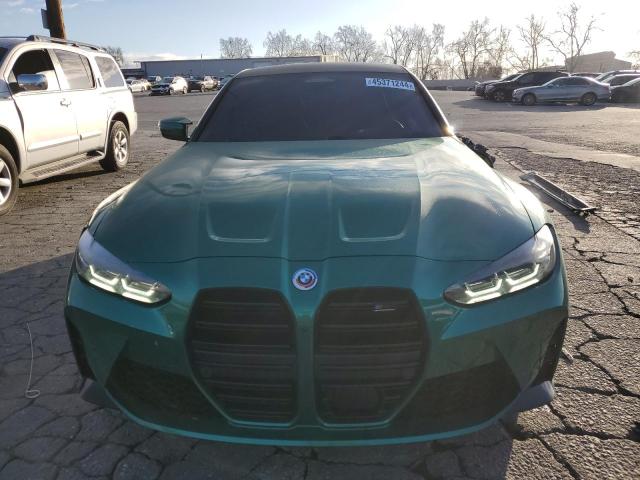 WBS43AY02PFP12528 - 2023 BMW M3 COMPETITION მწვანე ფოტო 5