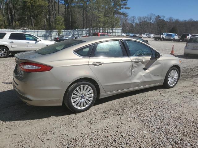 3FA6P0LU7GR139837 - 2016 FORD FUSION SE HYBRID SILVER photo 3