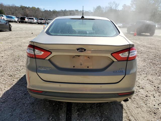 3FA6P0LU7GR139837 - 2016 FORD FUSION SE HYBRID SILVER photo 6