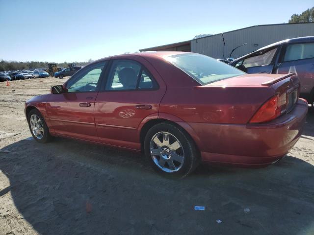 1LNHM87A05Y648804 - 2005 LINCOLN LS წითელი ფოტო 2