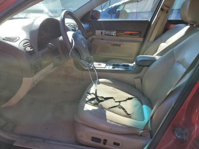 1LNHM87A05Y648804 - 2005 LINCOLN LS წითელი ფოტო 7
