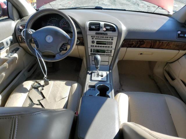 1LNHM87A05Y648804 - 2005 LINCOLN LS წითელი ფოტო 8