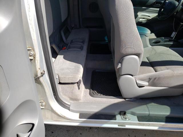5TETX22N46Z259886 - 2006 TOYOTA TACOMA ACCESS CAB ვერცხლისფერი ფოტო 10
