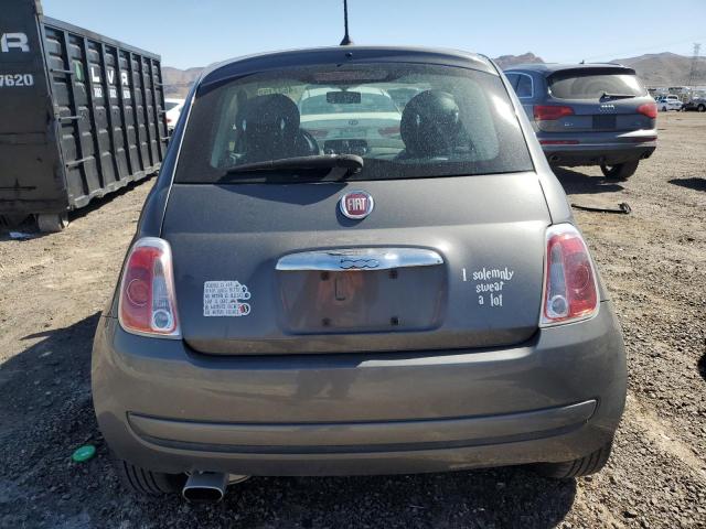 3C3CFFAR2DT612130 - 2013 FIAT 500 POP GRAY photo 6