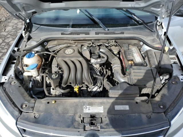 3VW2K7AJ1FM204859 - 2015 VOLKSWAGEN JETTA BASE SILVER photo 11