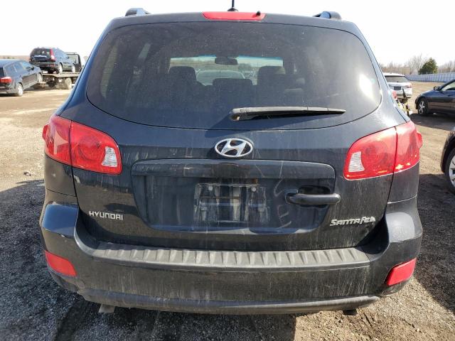 5NMSG13D89H261091 - 2009 HYUNDAI SANTA FE GLS BLACK photo 6