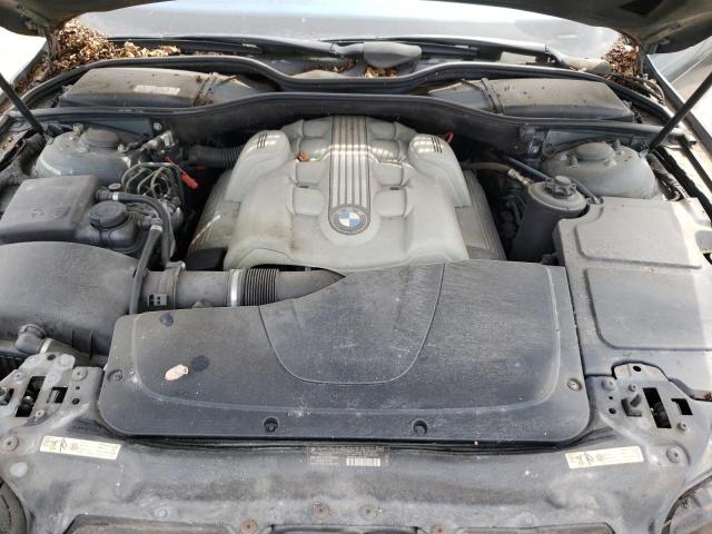 WBAGN63535DS57242 - 2005 BMW 745 LI GRAY photo 11