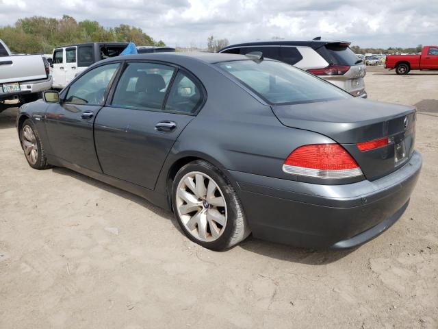 WBAGN63535DS57242 - 2005 BMW 745 LI GRAY photo 2