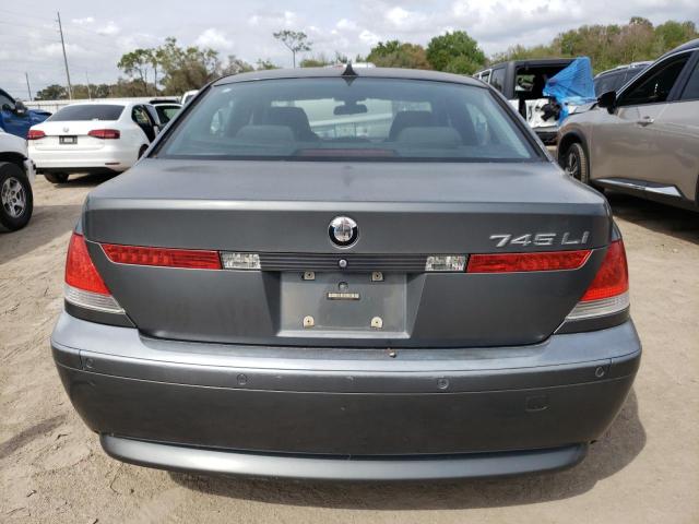 WBAGN63535DS57242 - 2005 BMW 745 LI GRAY photo 6