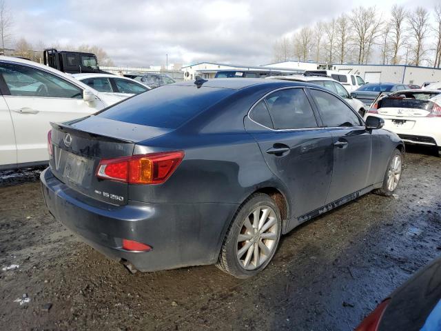 JTHCK262195028786 - 2009 LEXUS IS 250 GRAY photo 3