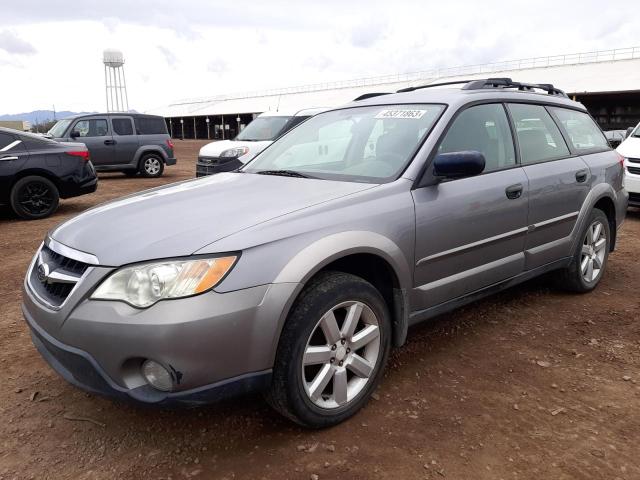 4S4BP61C697331679 - 2009 SUBARU OUTBACK 2.5I GRAY photo 1