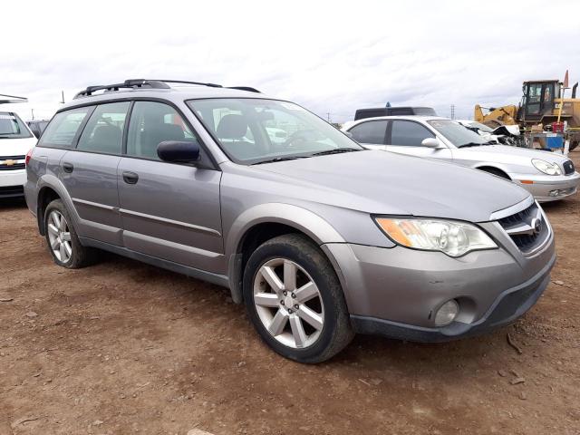 4S4BP61C697331679 - 2009 SUBARU OUTBACK 2.5I GRAY photo 4