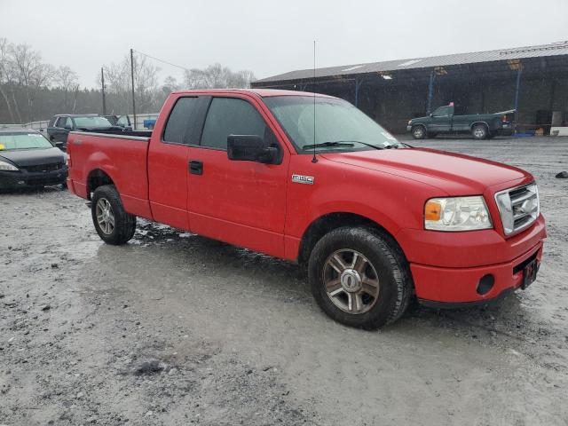 1FTRX12WX8FB91316 - 2008 FORD F150 2WD RED photo 4