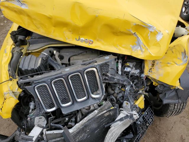 ZACCJABT5GPD11922 - 2016 JEEP RENEGADE LATITUDE YELLOW photo 12