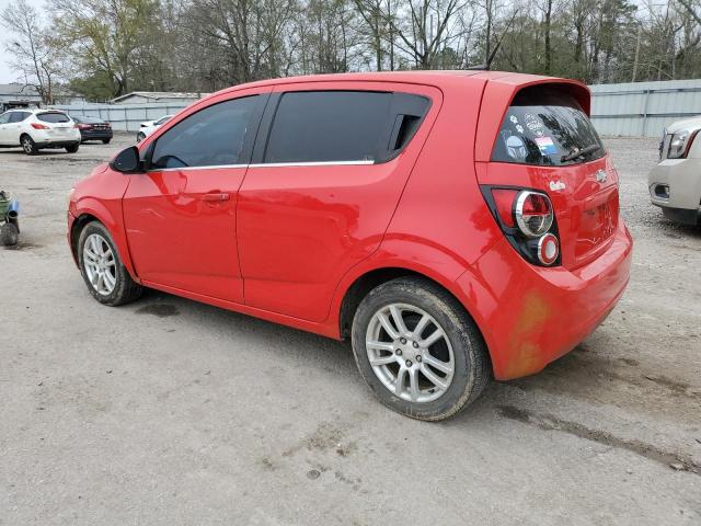 1G1JC6SH1E4211766 - 2014 CHEVROLET SONIC LT RED photo 2