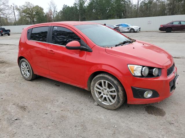 1G1JC6SH1E4211766 - 2014 CHEVROLET SONIC LT RED photo 4