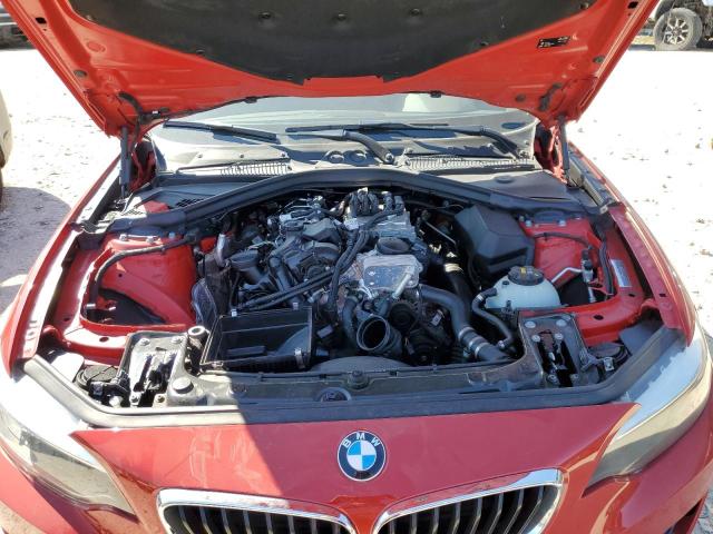 WBA1F5C59GV343701 - 2016 BMW 228 I RED photo 11