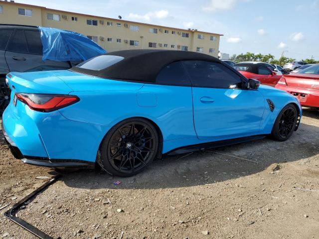 WBS33BA05NCH99855 - 2022 BMW M4 COMPETITION BLUE photo 3