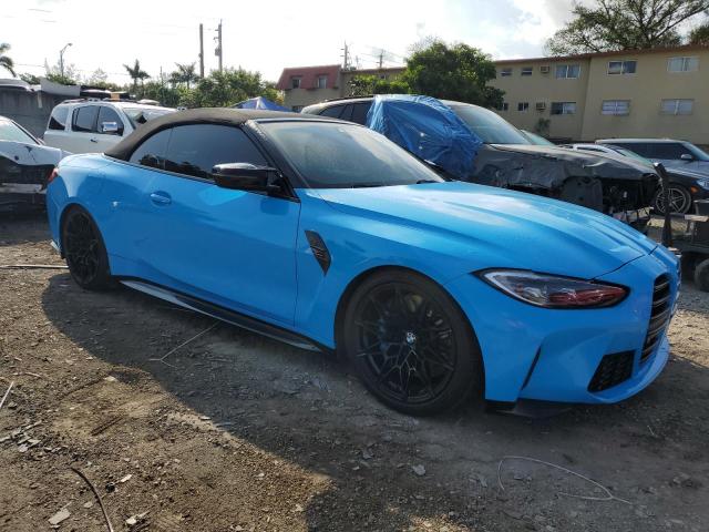 WBS33BA05NCH99855 - 2022 BMW M4 COMPETITION BLUE photo 4