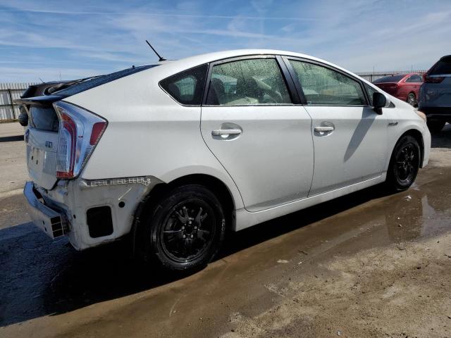 JTDKN3DU1F0423431 - 2015 TOYOTA PRIUS WHITE photo 3