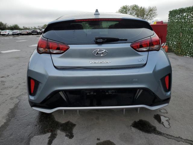 KMHTH6AB9LU031345 - 2020 HYUNDAI VELOSTER TURBO BLUE photo 6