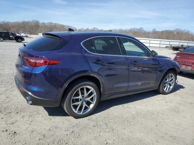 ZASPAKBNXK7C69818 - 2019 ALFA ROMEO STELVIO TI أزرق صورة 3
