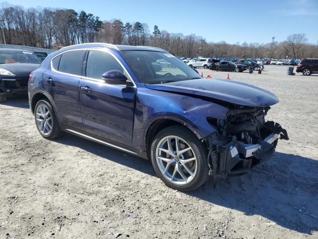 ZASPAKBNXK7C69818 - 2019 ALFA ROMEO STELVIO TI أزرق صورة 4