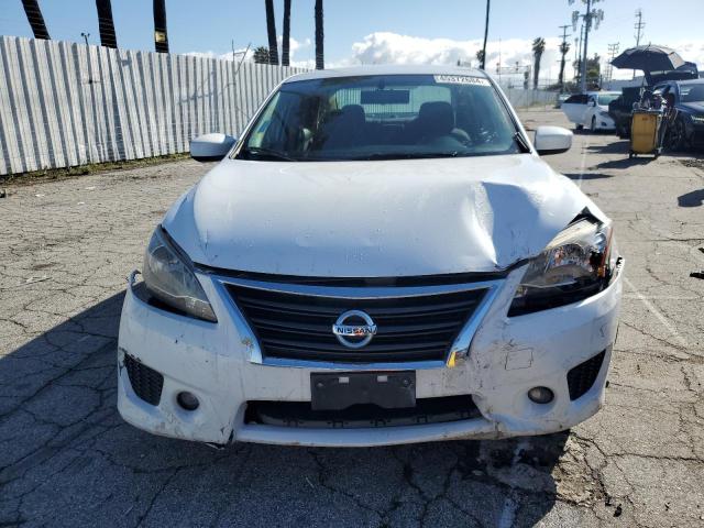 3N1AB7AP4EY255852 - 2014 NISSAN SENTRA S WHITE photo 5