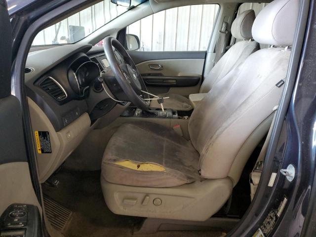 KNDMB5C19G6103180 - 2016 KIA SEDONA LX GRAY photo 7