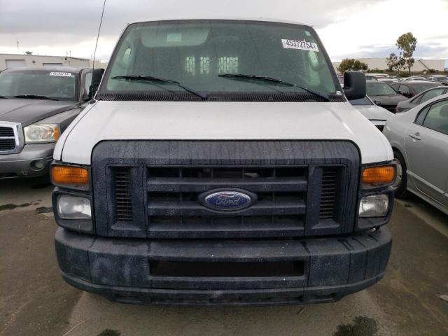 1FTNS2EW1CDA88370 - 2012 FORD ECONOLINE E250 VAN WHITE photo 5